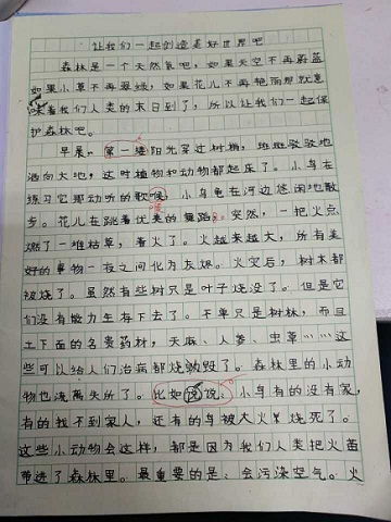 保護(hù)森林草原的作文開頭