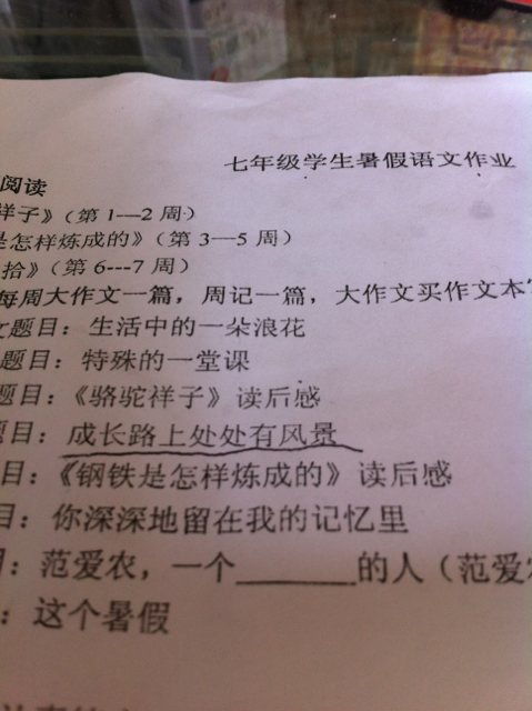 成長路上的風景作文400開頭和結(jié)尾