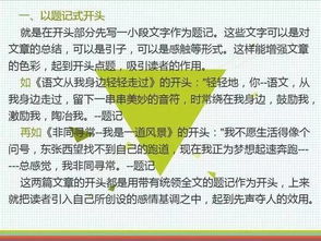 作文的開(kāi)頭和結(jié)尾少一點(diǎn)