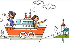 第一次坐船作文的開頭