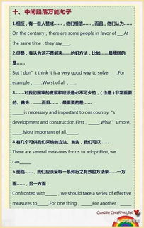 回顧初中三英語(yǔ)作文開(kāi)頭