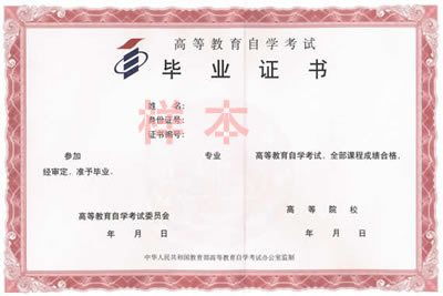 自考本科要專科文憑