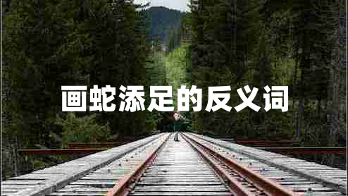 畫(huà)蛇添足的反義詞