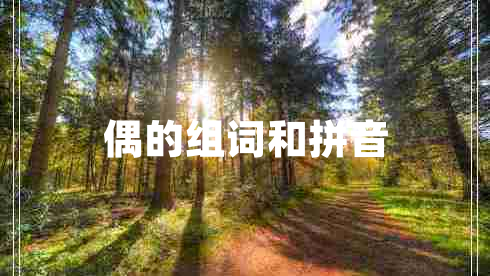 偶的組詞和拼音