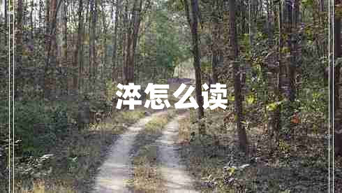 淬怎么讀 淬怎么讀