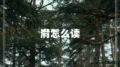 潸怎么讀 潸怎么讀