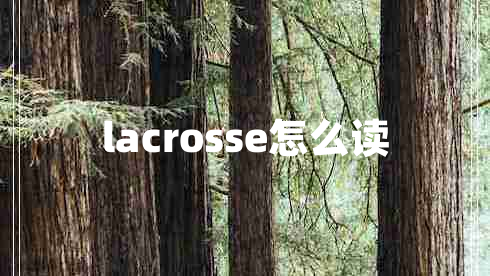 lacrosse怎么讀