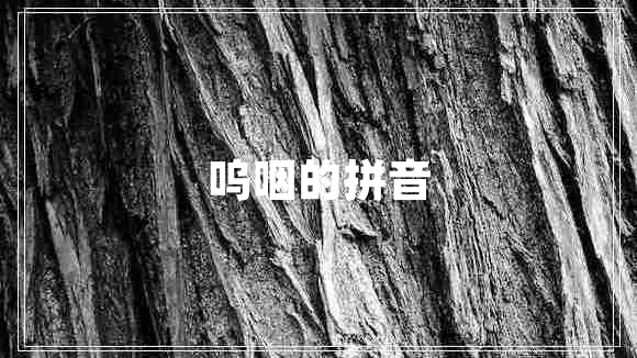 嗚咽的拼音 嗚咽的拼音