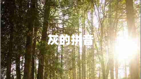 灰的拼音 灰的拼音