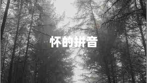 懷的拼音 懷的拼音