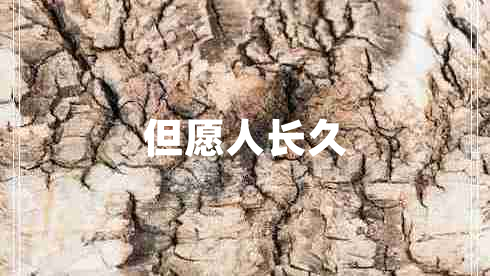 但愿人長(zhǎng)久