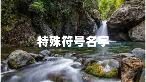 特殊符號名字