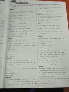 八級英語基礎(chǔ)知識組合訓(xùn)練答案